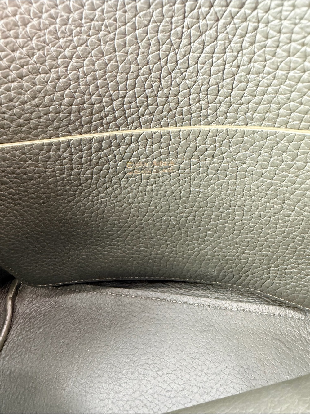 Cuyana Dark Olive Mini System Tote Bag + Crossbody Strap - Picture 2 of 9